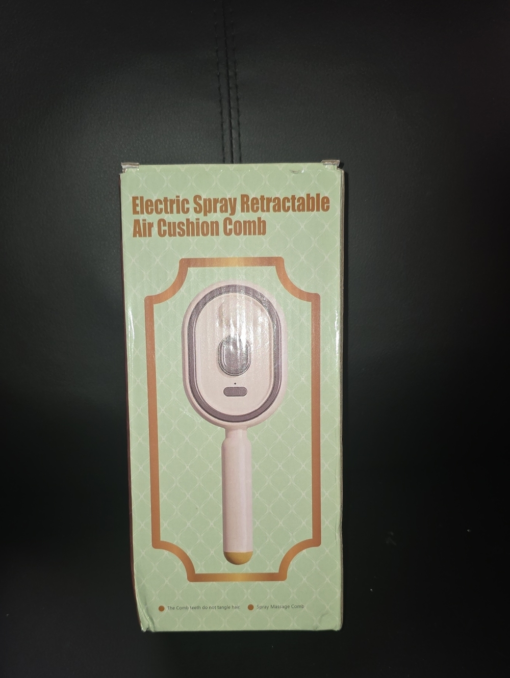Electric Spray Retractable Air Cushion Comb - Light Pink